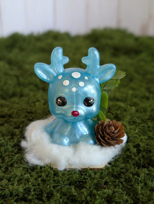 Blue Reindeer Snow Buddy