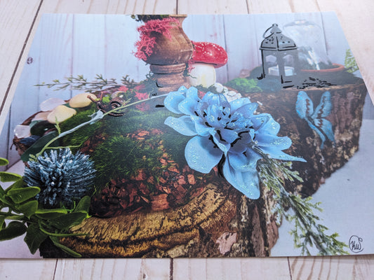 Hiding Snail 1 hand detailed 8x10 print