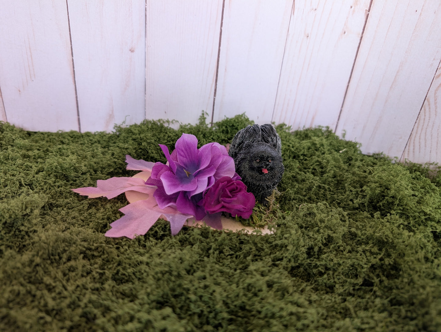 Love Poms in Black & Violet