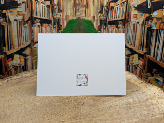 Horned Owl Customizable Greeting Card