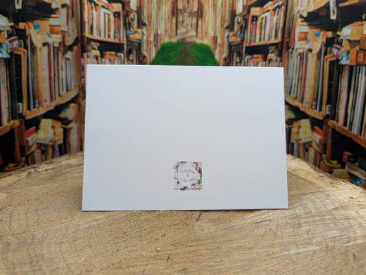 Black Undead Unicorn Customizable Greeting Card