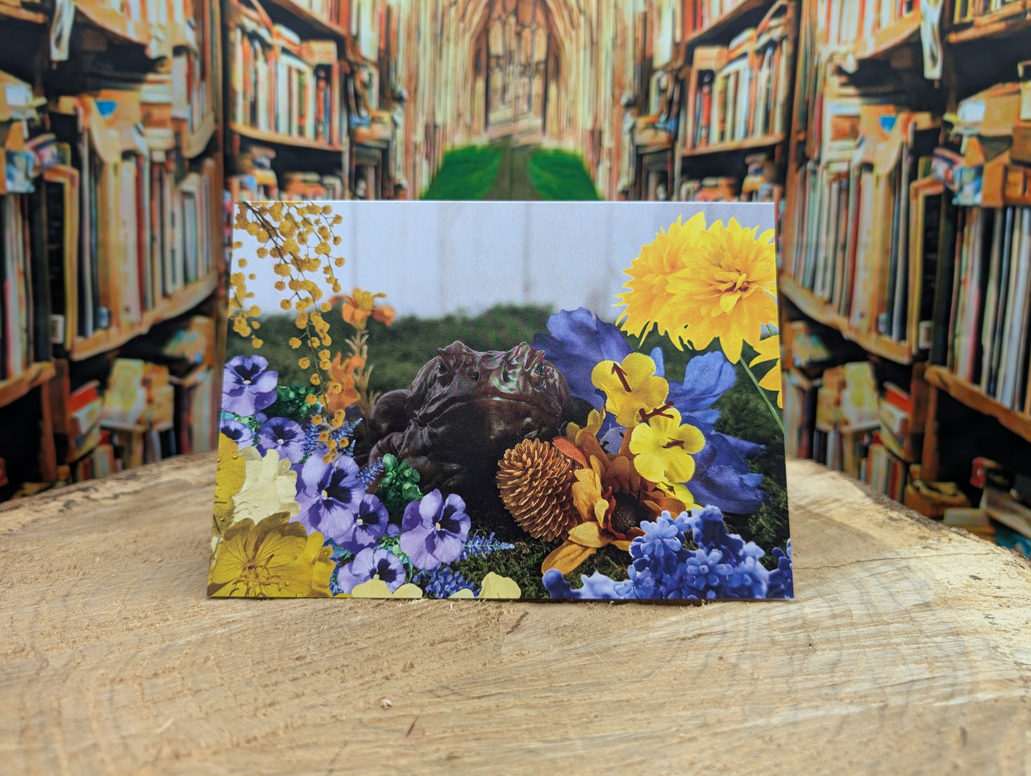 Complementary Toad Garden Customizable Greeting Card