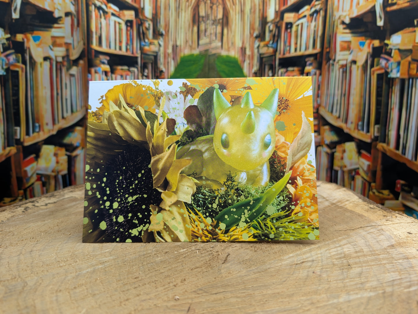 Sunny Dragon Customizable Greeting Card