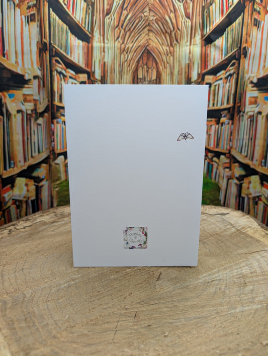 Foxy Flutters Customizable Greeting Card