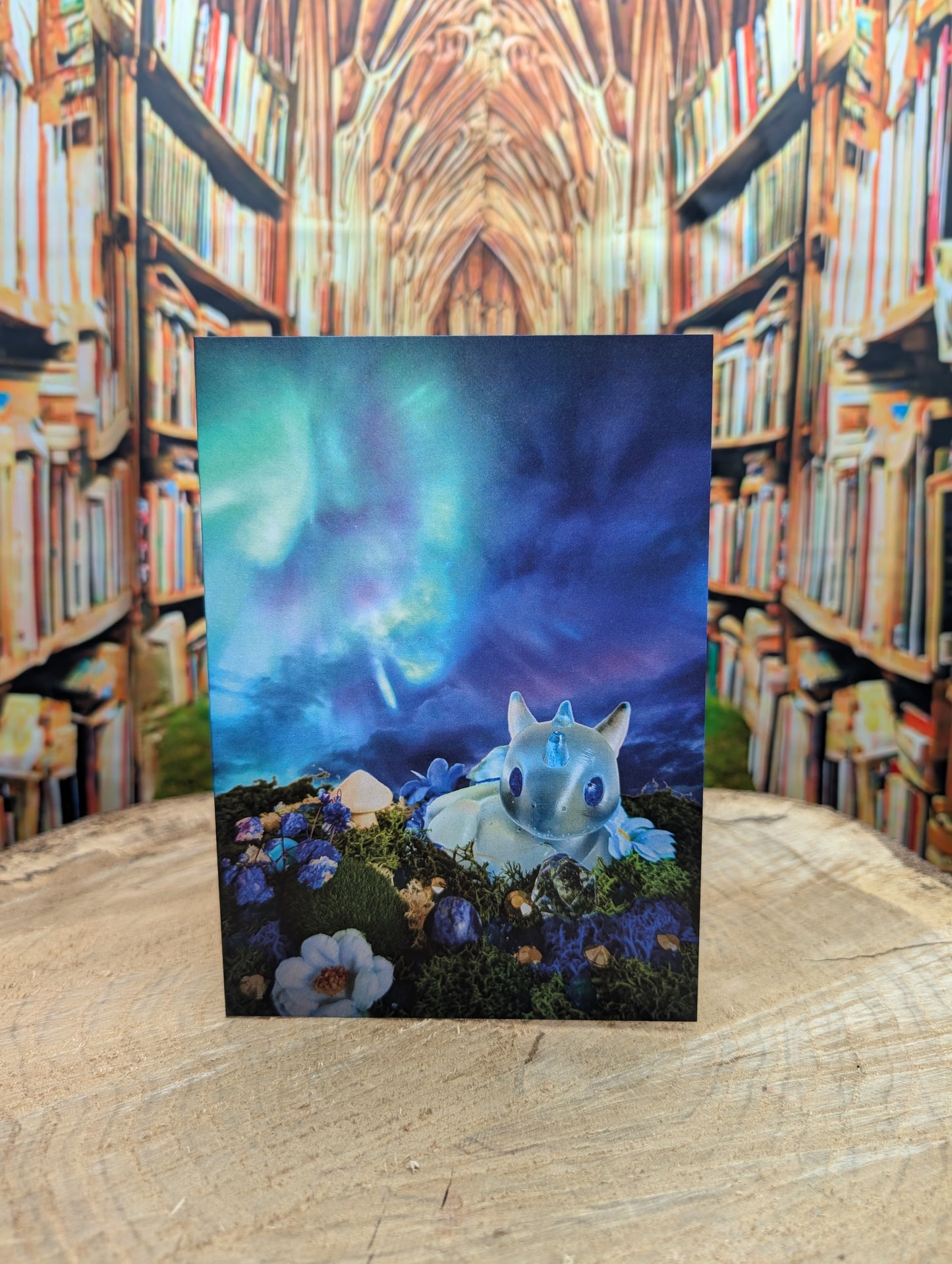 Aurora the Dragon Customizable Greeting Card