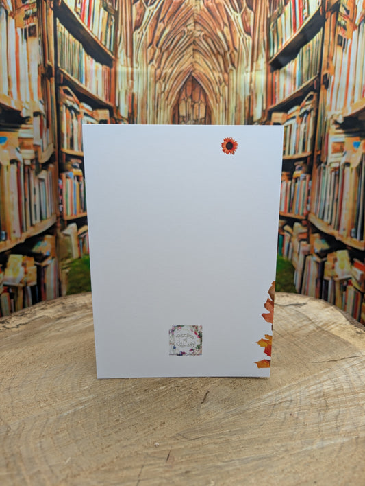 French Sunflowers Customizable Greeting Card