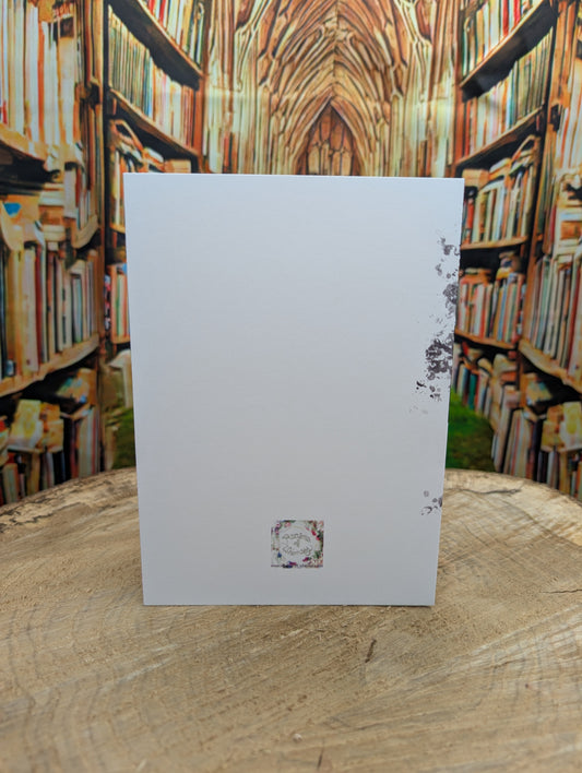 Yule the Cauldron Kitty Customizable Greeting Card