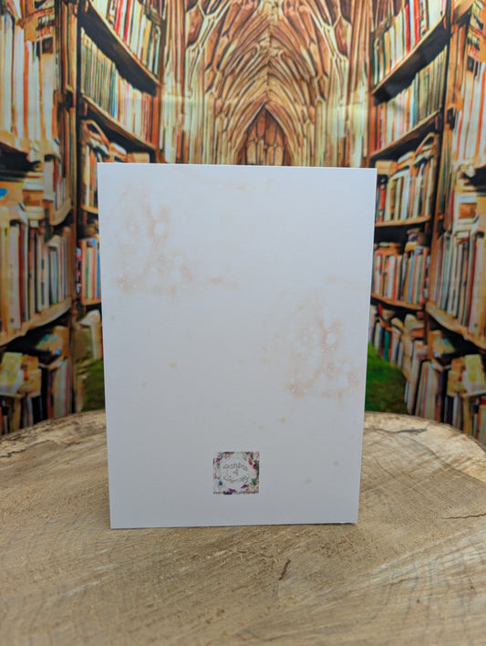 Wintery Owl Customizable Greeting Card