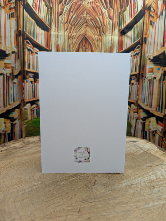 Winter Lovebirds Customizable Greeting Card