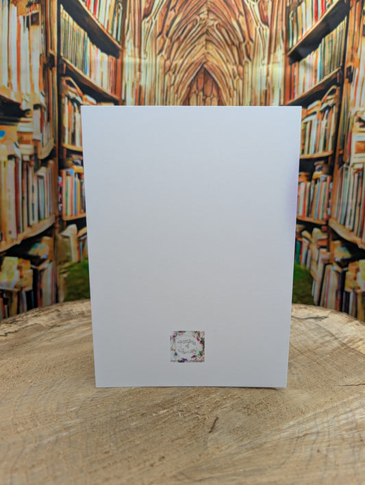 Harvest Witch Pumpkin House Customizable Greeting Card