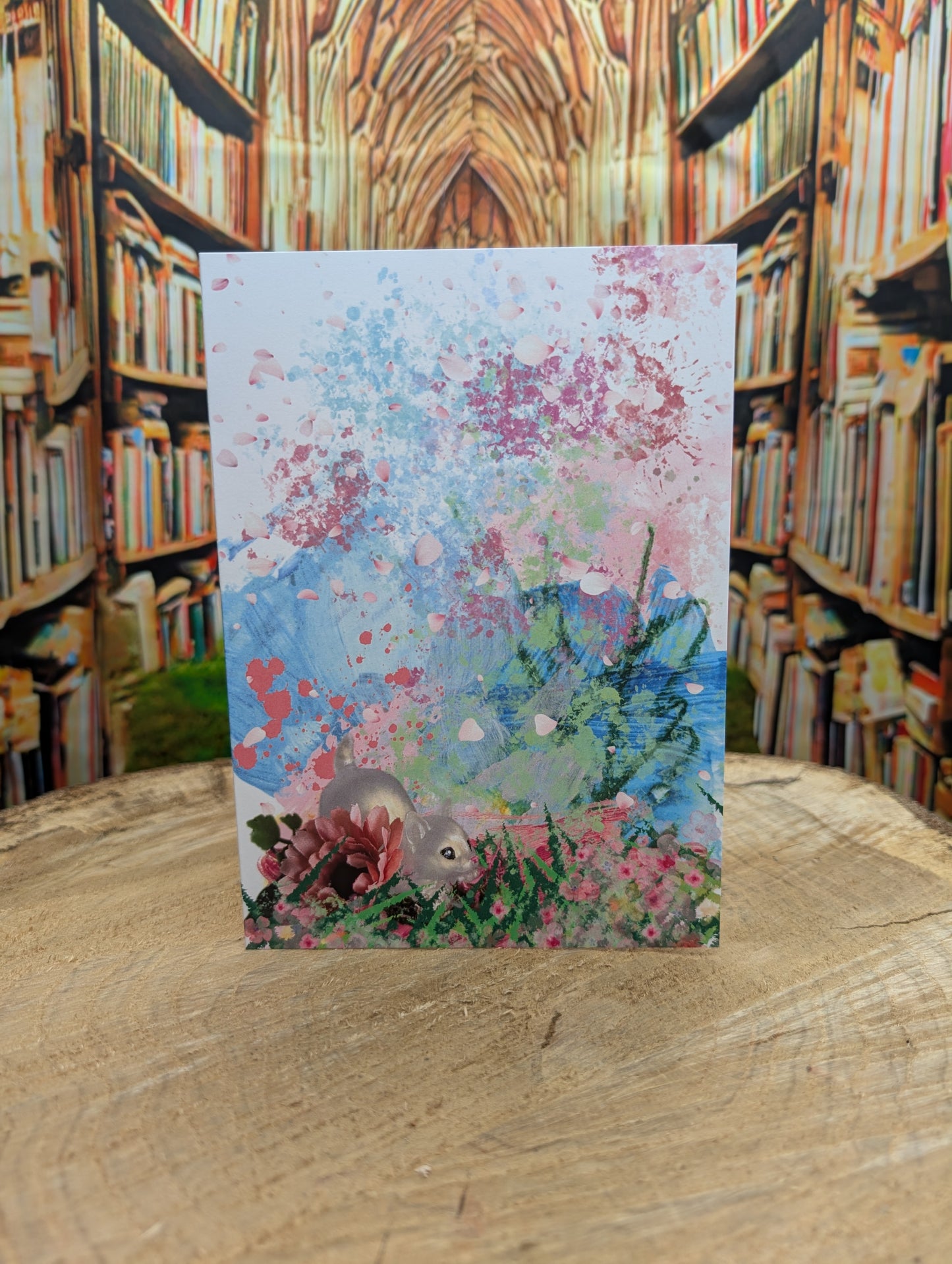 Paint Kitty Customizable Greeting Card