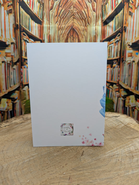 Paint Kitty Customizable Greeting Card