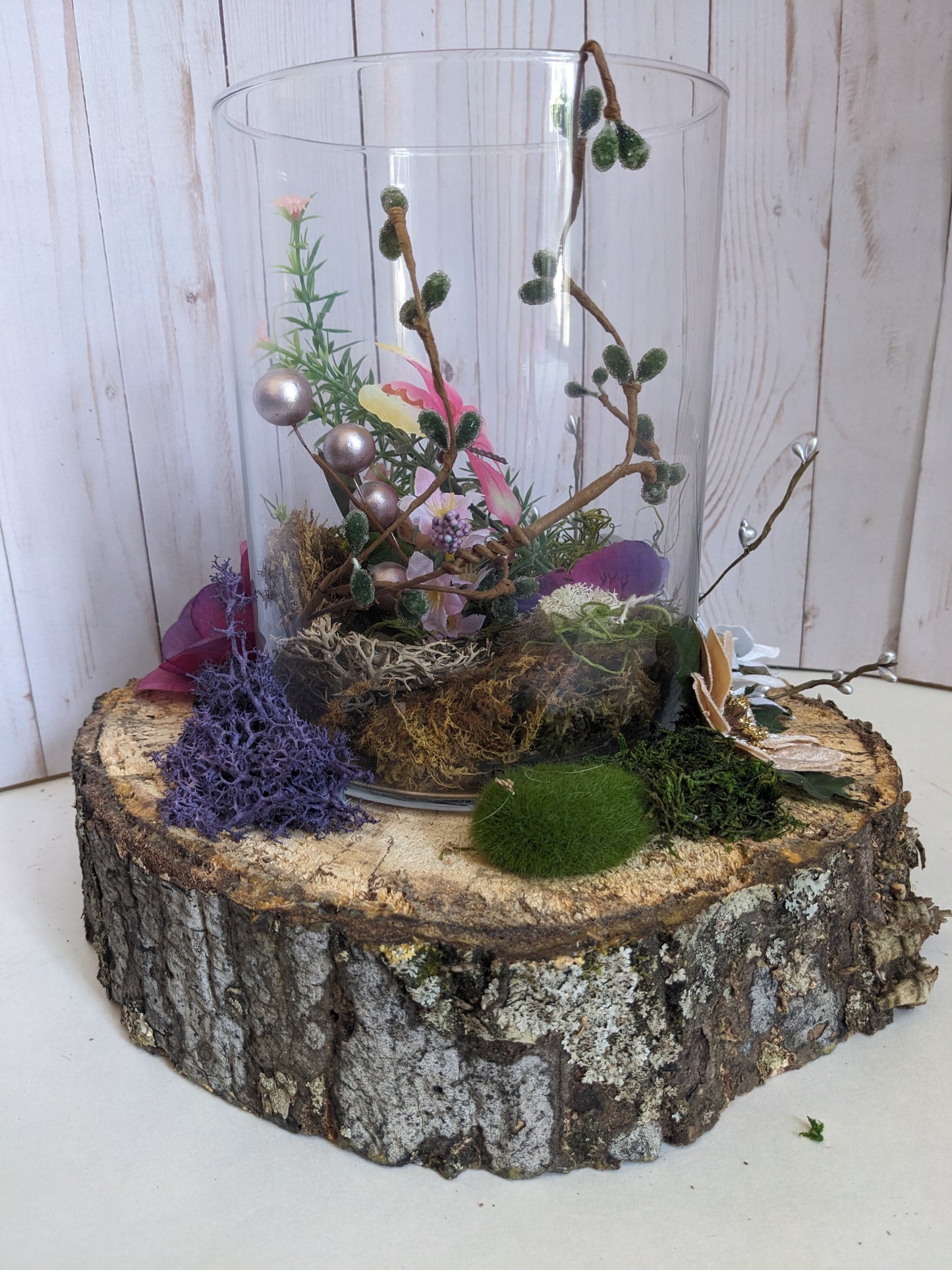 Bird with Terrarium Fae Garden