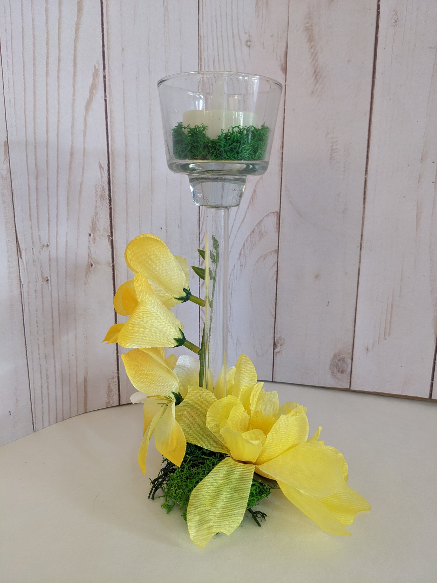 Yellow Summer Candle Holder