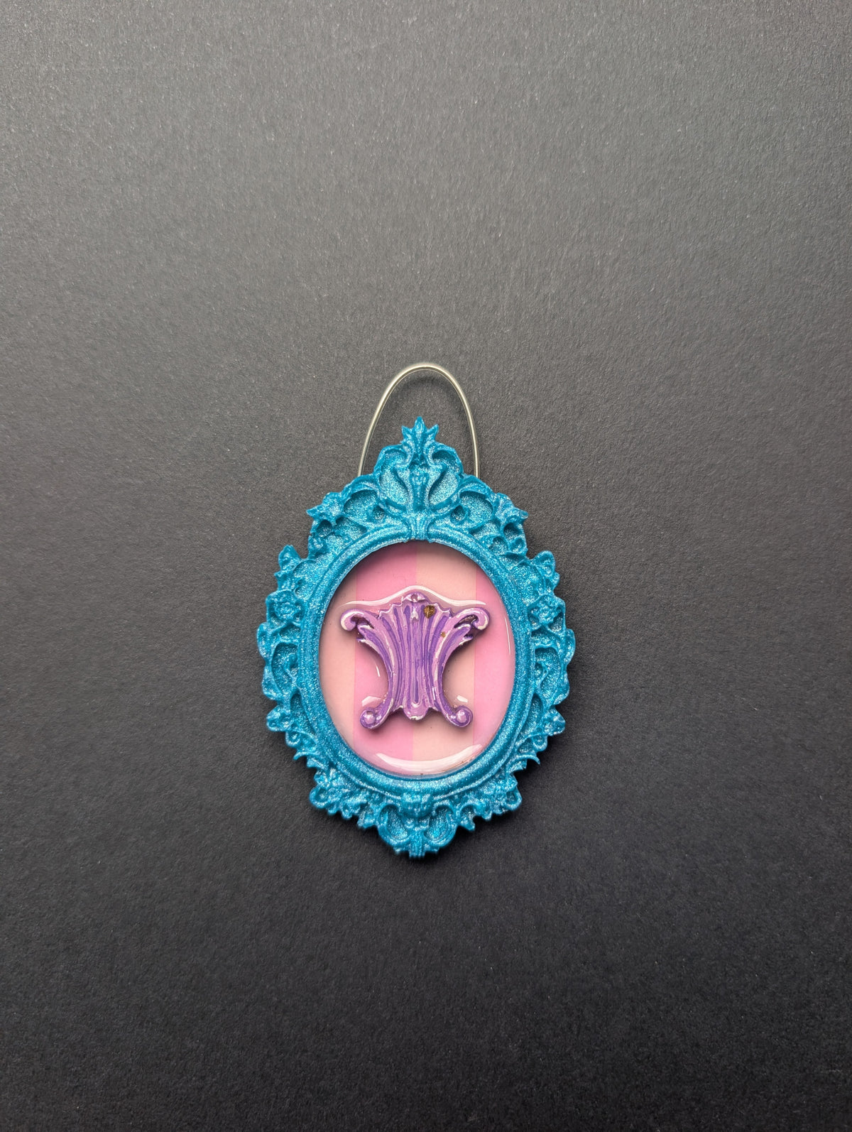Purple Filigree Decoration Mini Faerie Art