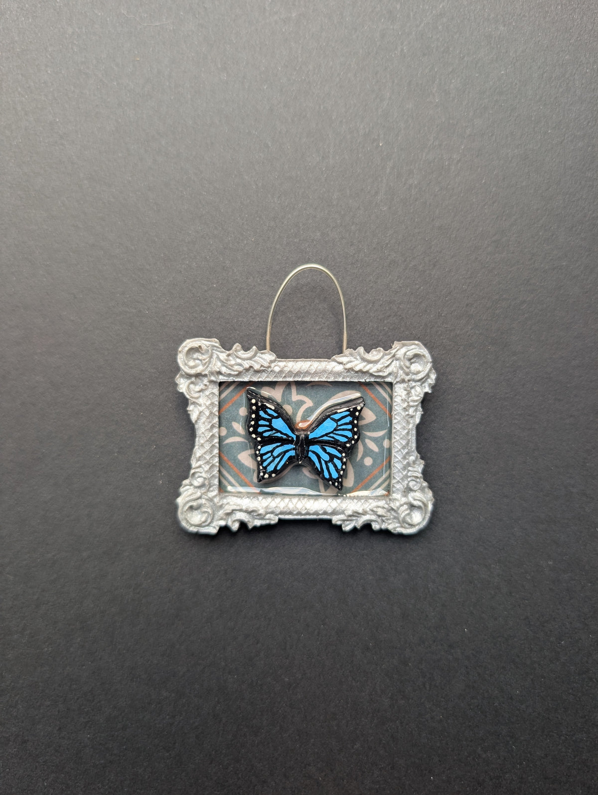 Blue Butterfly Mini Faerie Art