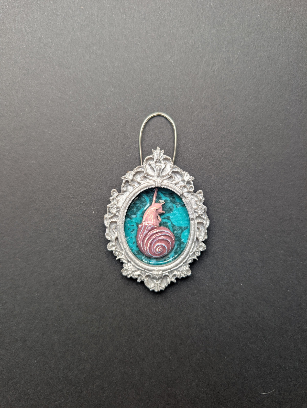 Mauve Snail Mini Faerie Art