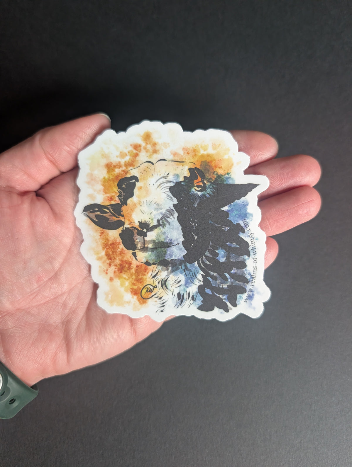 Faire Ram 3" Sticker