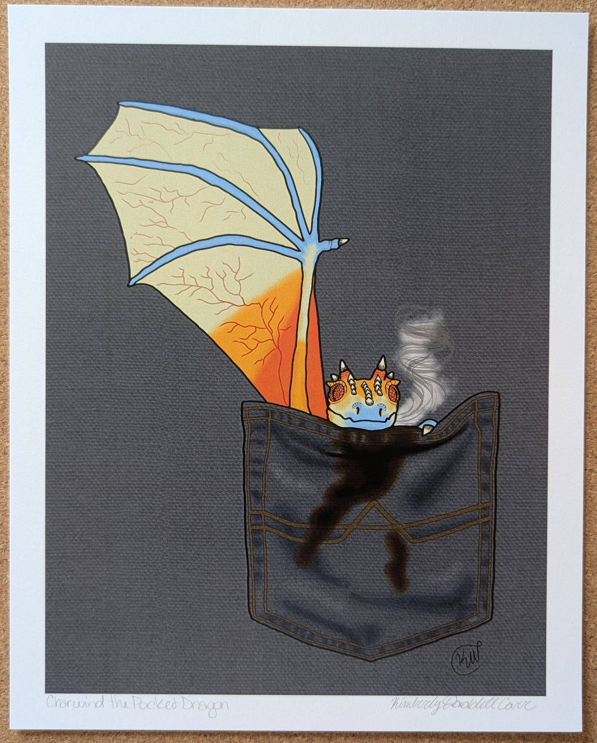 Charwind the Pocket Dragon Print 8x10"