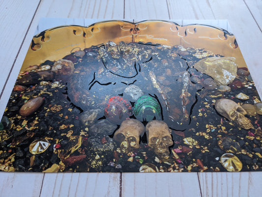 Tiger's Eye Dragon 2 hand detailed 8x10 print