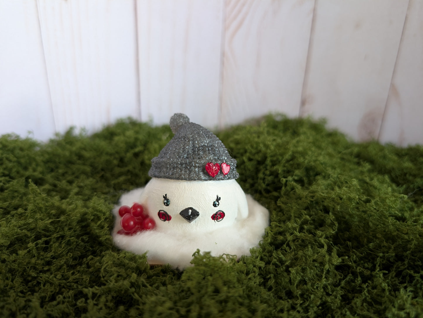White Lovebird Snow Buddy