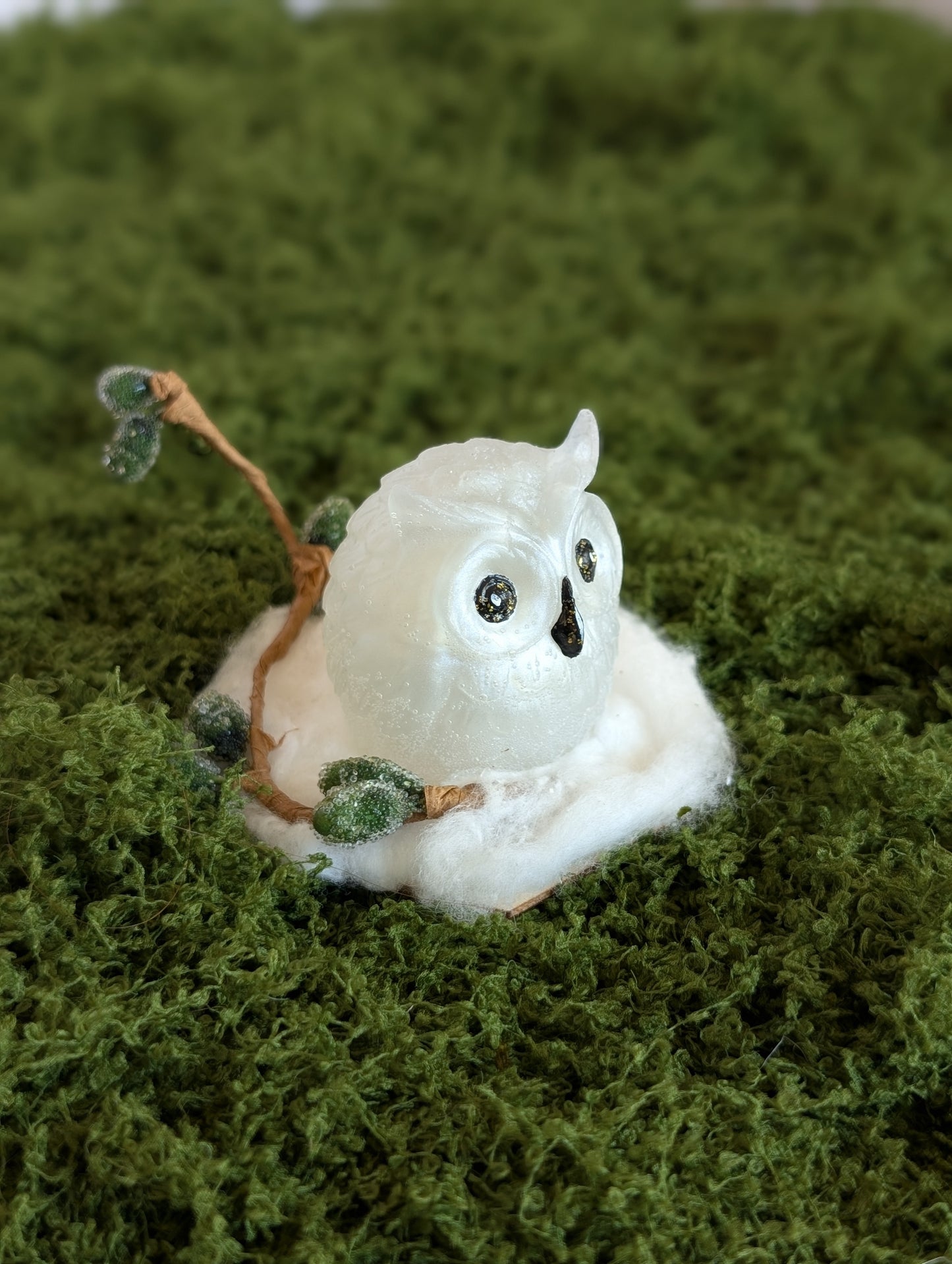 White Owl Snow Buddy