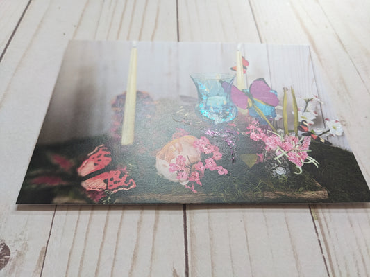 Butterfly Lamp 1 hand detailed 5x7 print