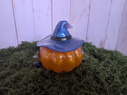 Orange Pumpkin Witch House Box