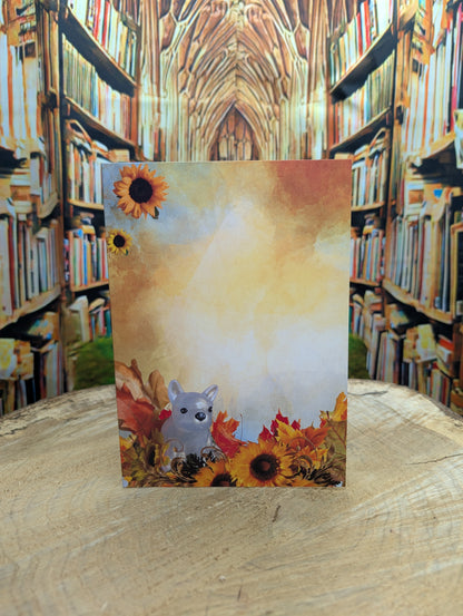 French Sunflowers Customizable Greeting Card