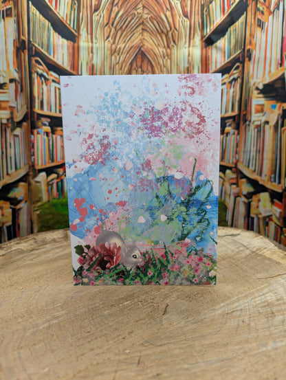 Paint Kitty Customizable Greeting Card