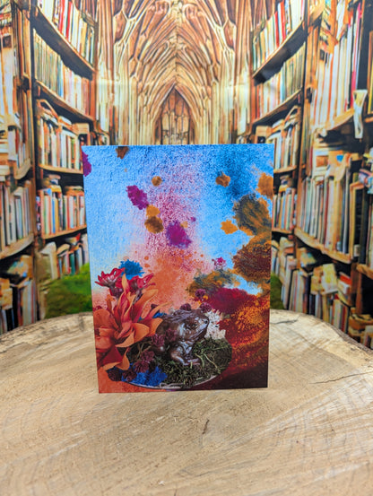 Toadally Colorful Customizable Greeting Card