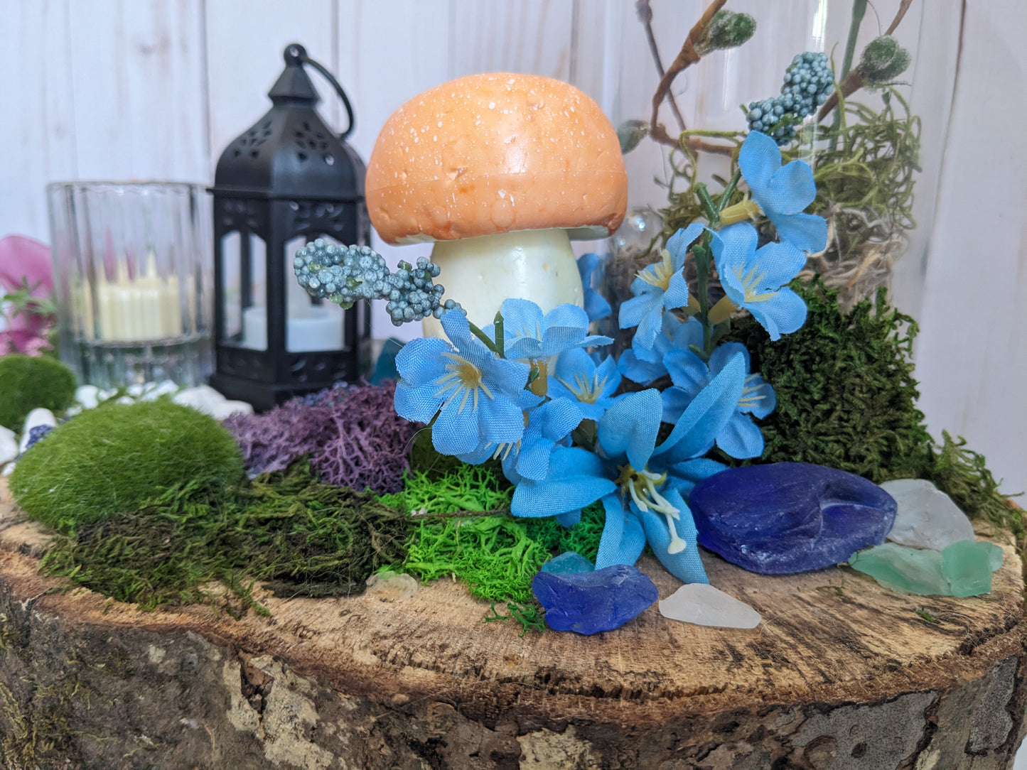 Mushroom and Blues Fae Garden