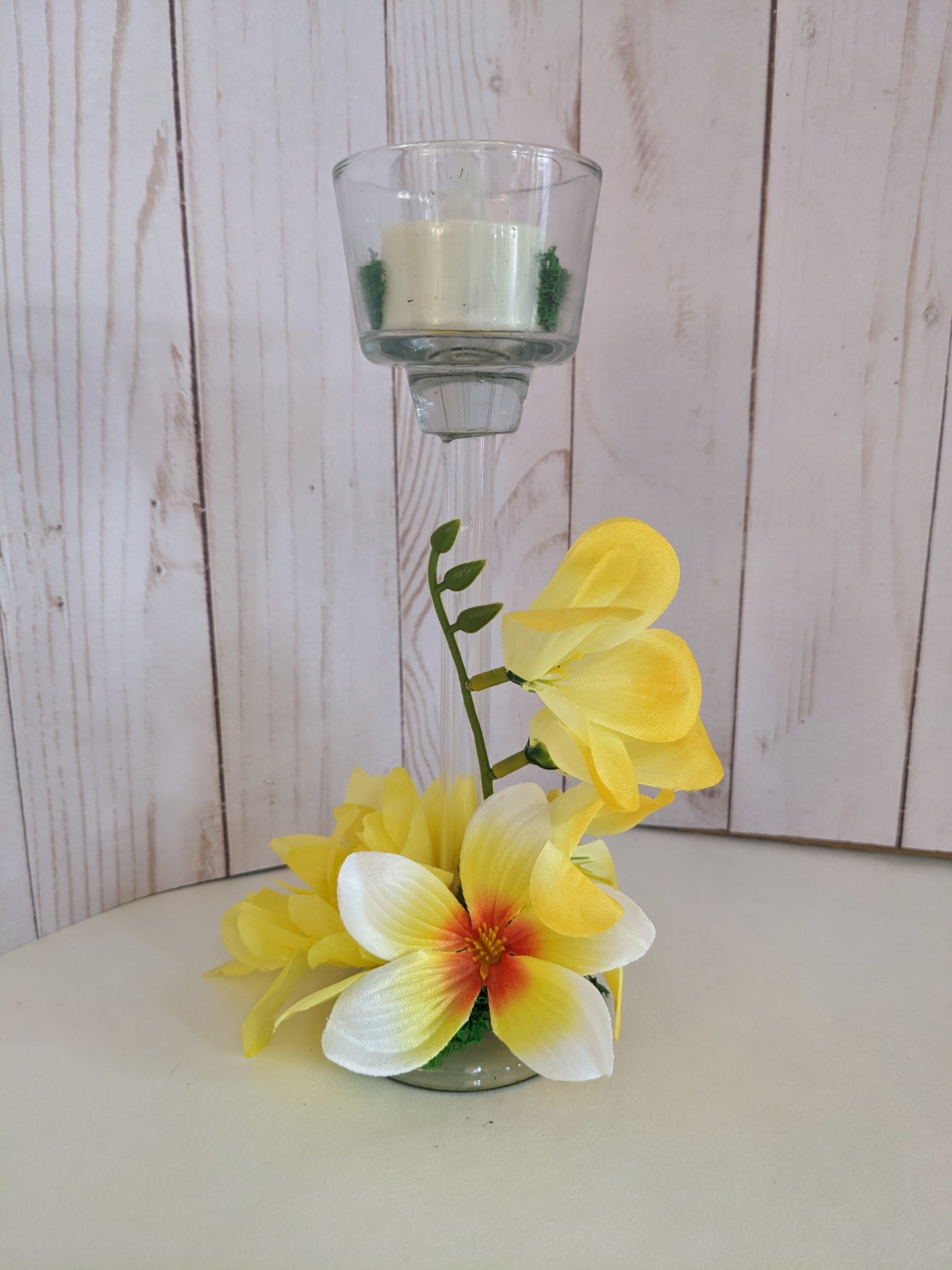 Yellow Summer Candle Holder