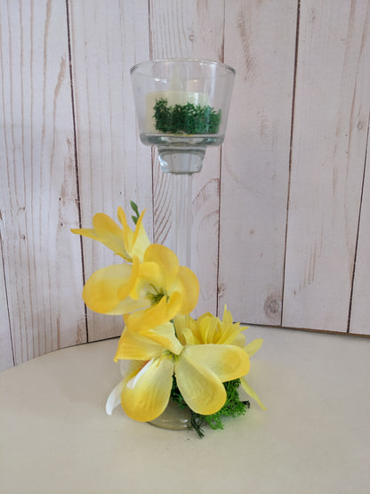 Yellow Summer Candle Holder