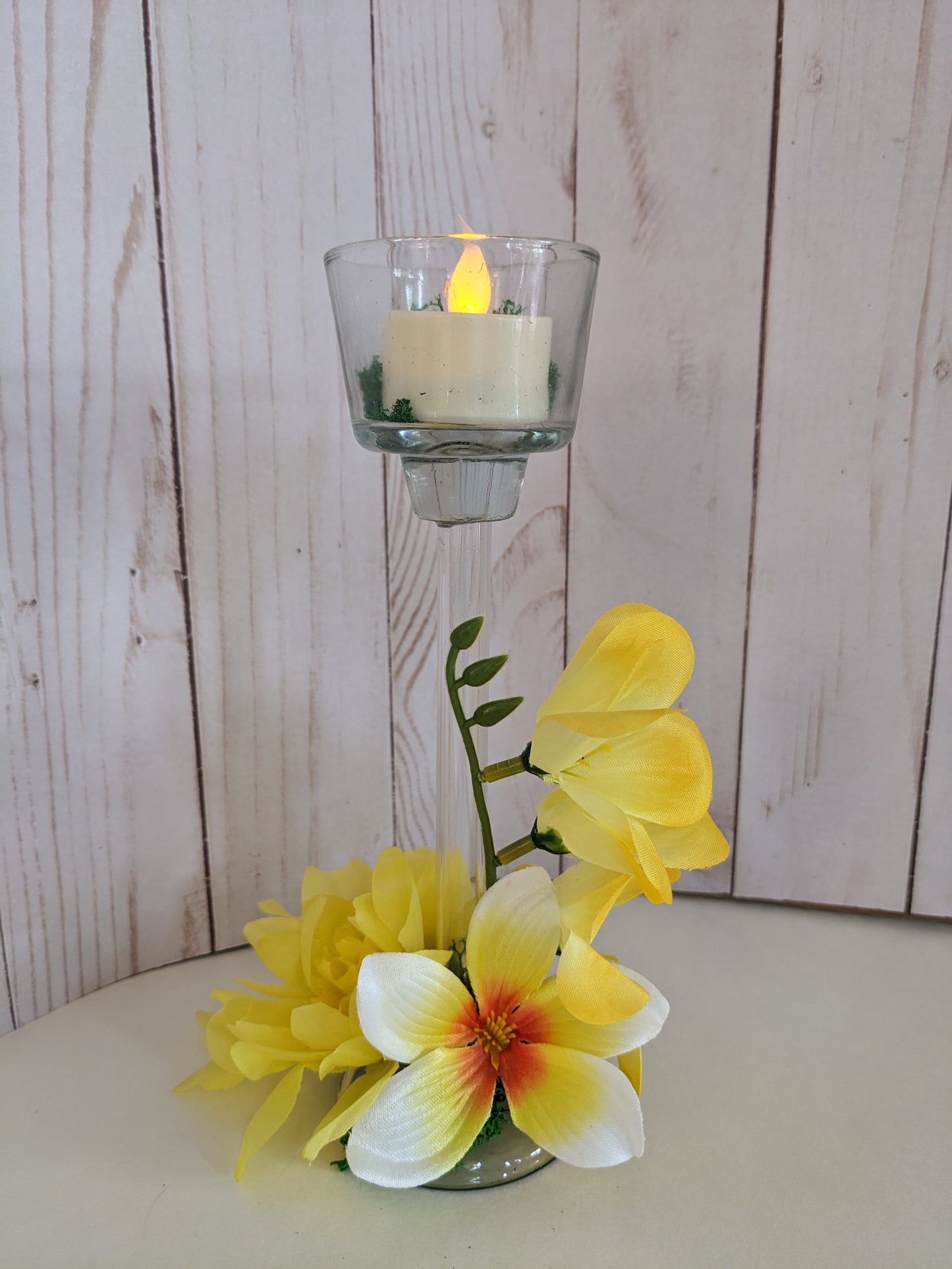 Yellow Summer Candle Holder