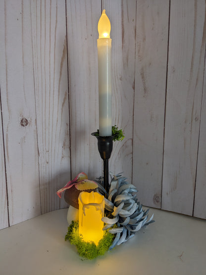 Mum's Day Metal Candlestick