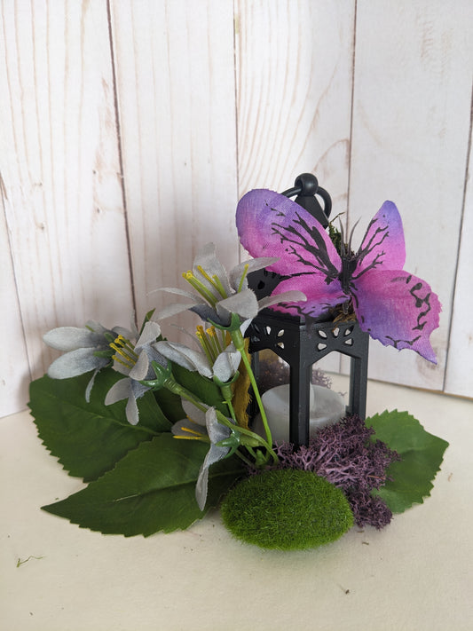 Purple Butterfly Lantern