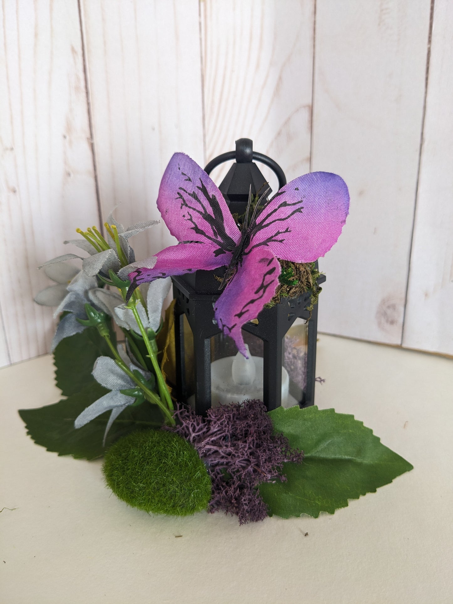 Purple Butterfly Lantern