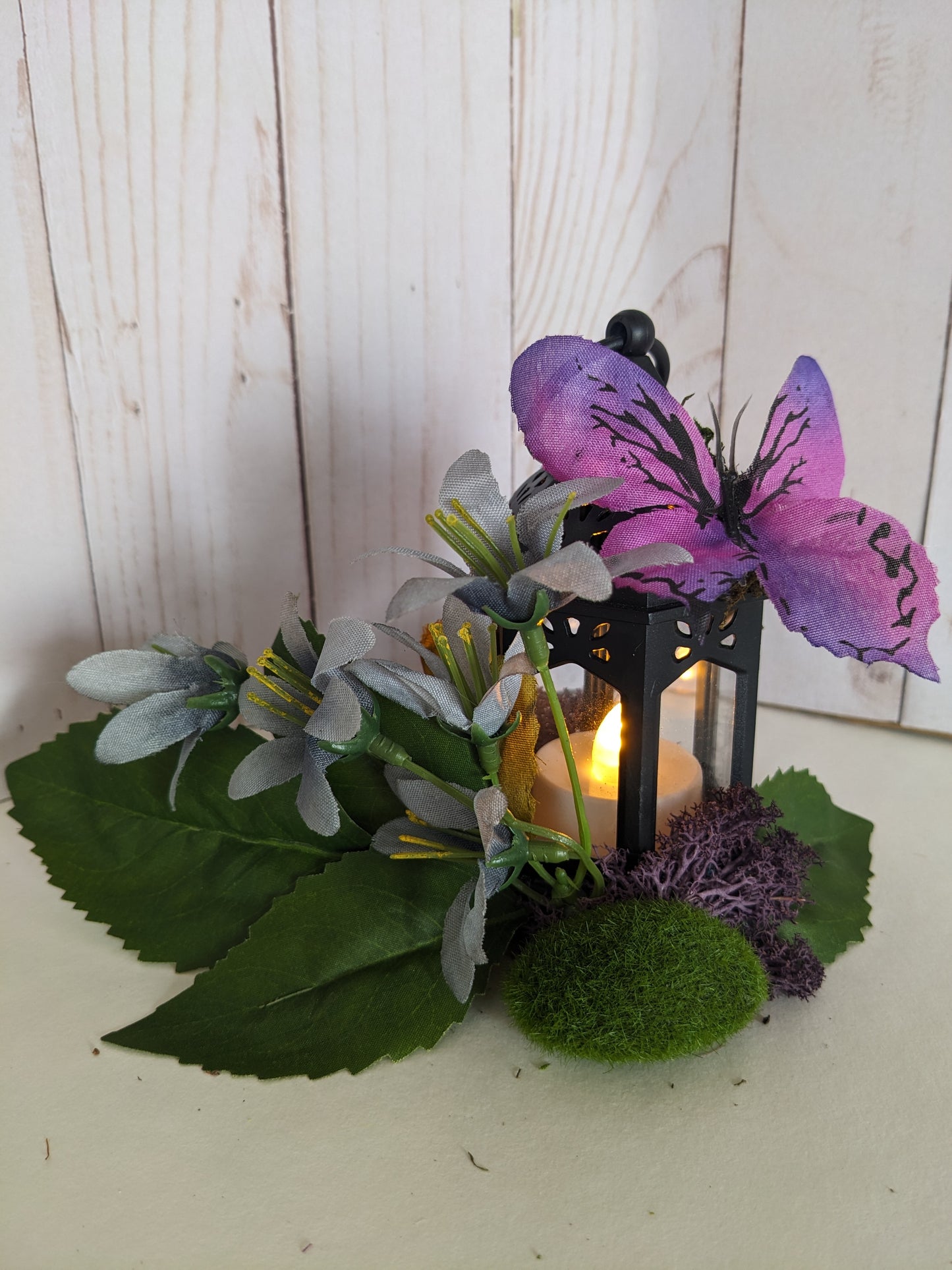 Purple Butterfly Lantern