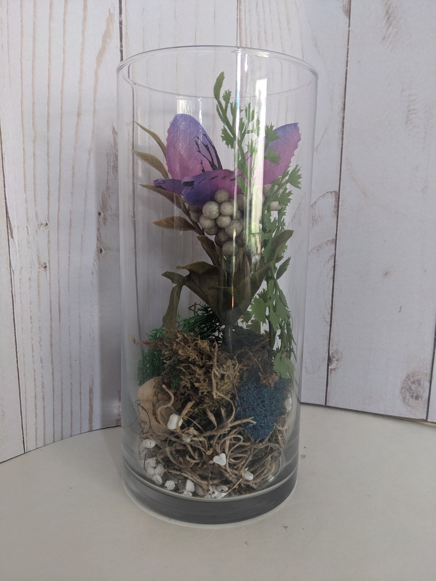 Purple Butterfly Faerie Terrarium short