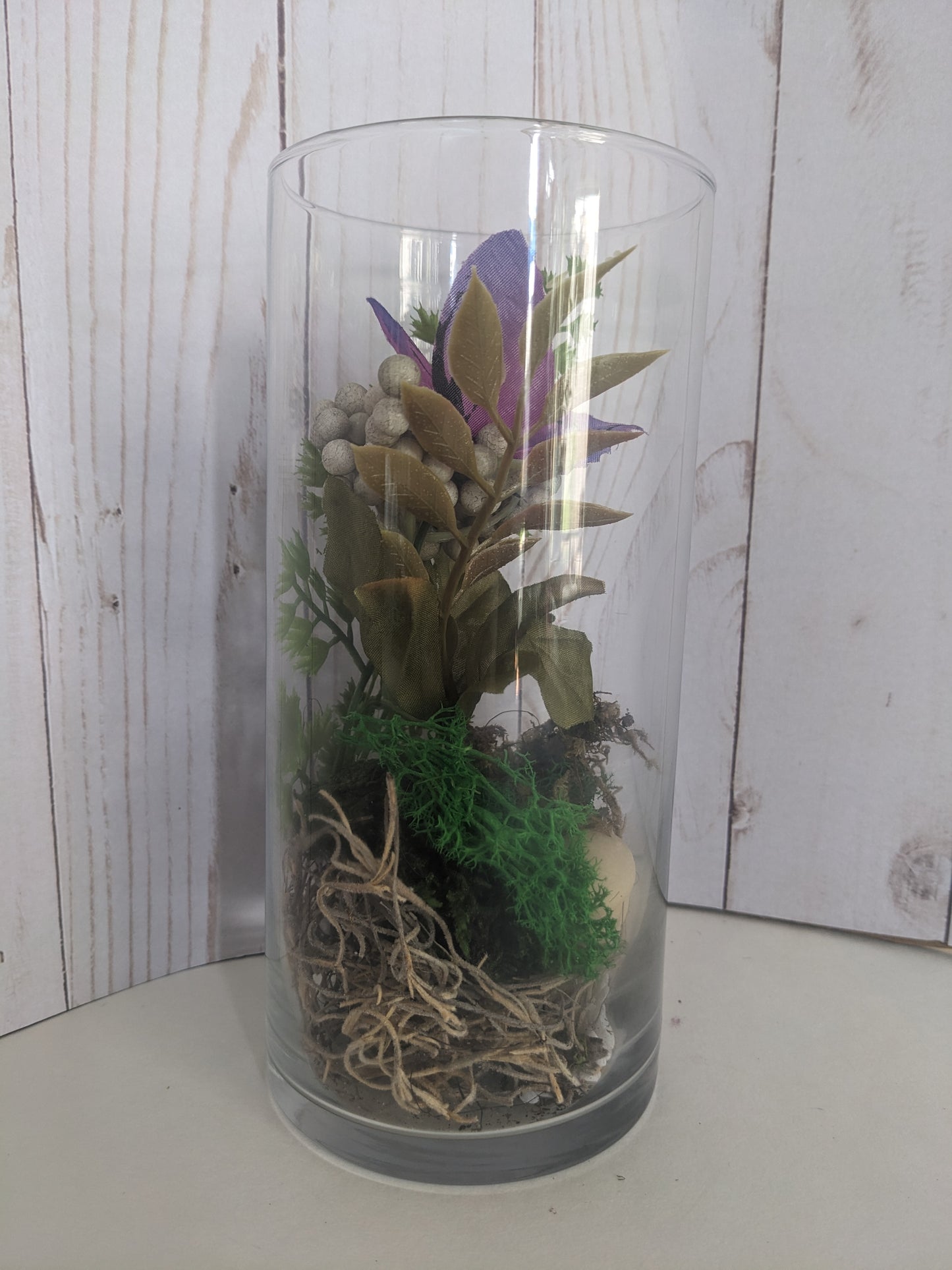 Purple Butterfly Faerie Terrarium short