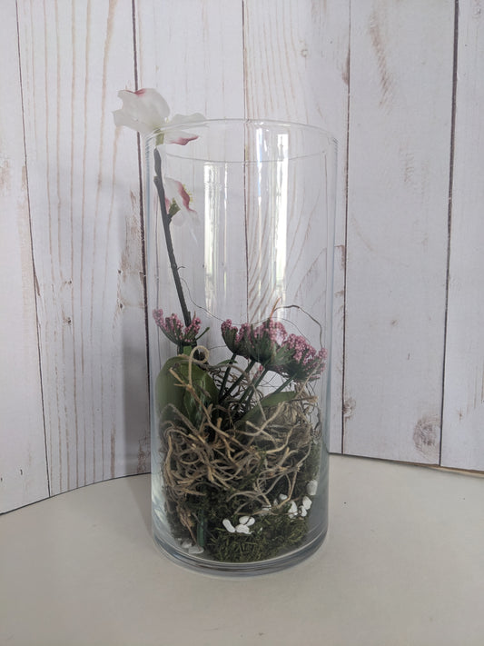 Wildflowers and Blossoms Faerie Terrarium short