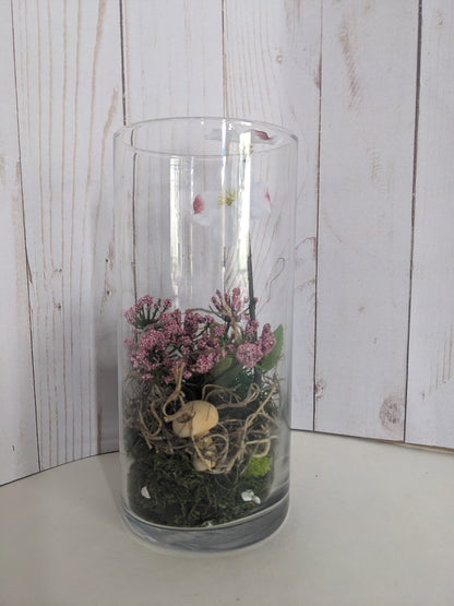 Wildflowers and Blossoms Faerie Terrarium short