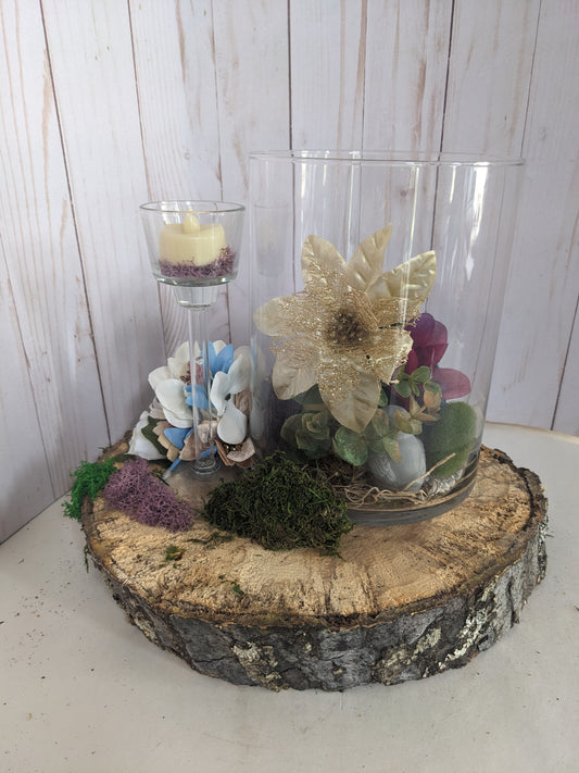 Terrarium and Flowers Fae Garden