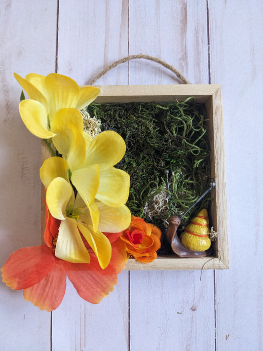 Hanging Mini Snail Garden