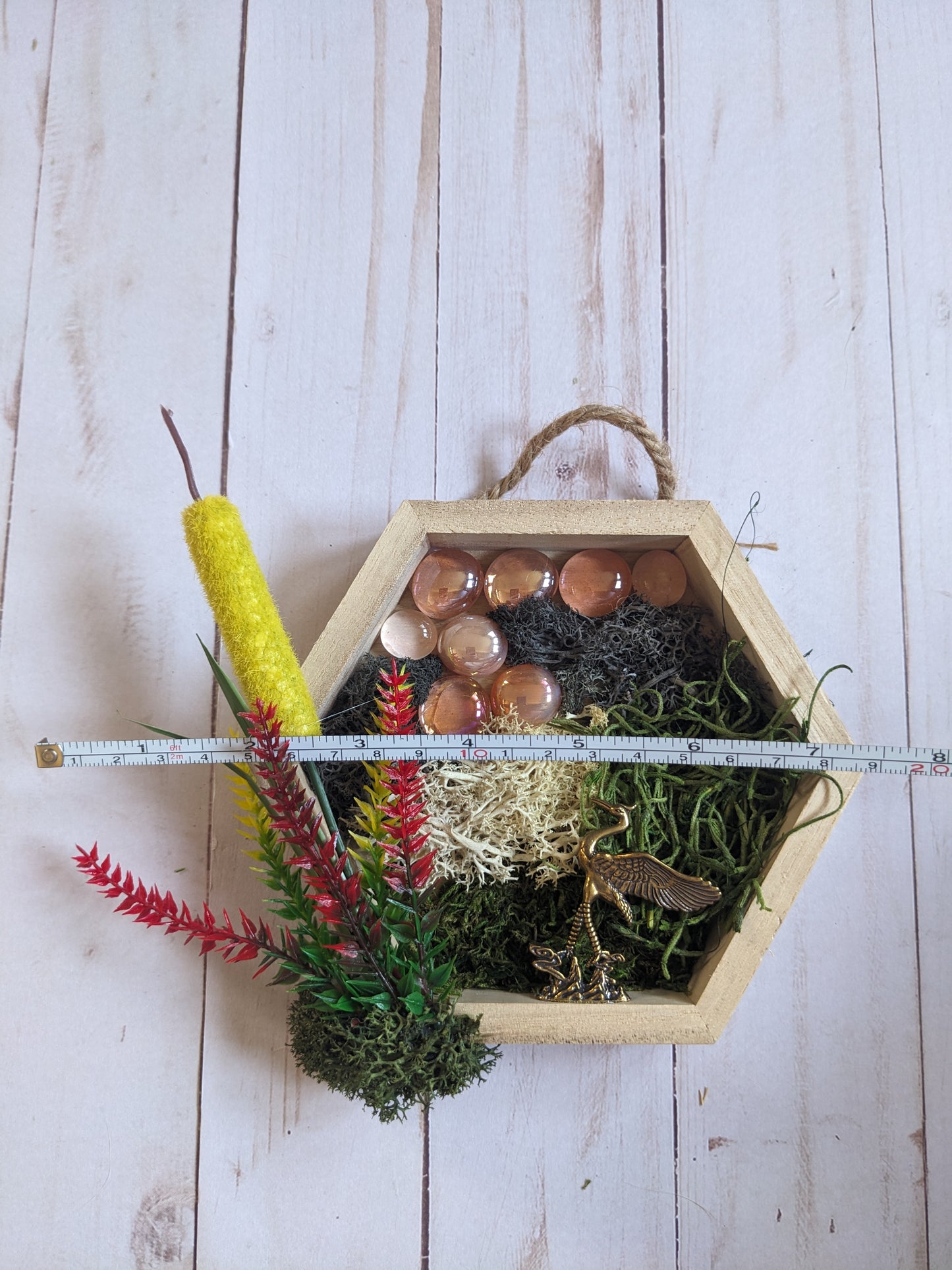 Hanging Mini Crane Garden