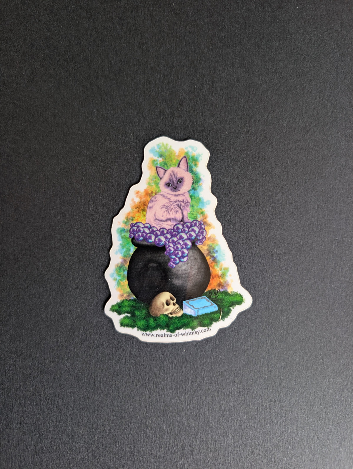 Cauldron Kitty Phoebe 3" Sticker