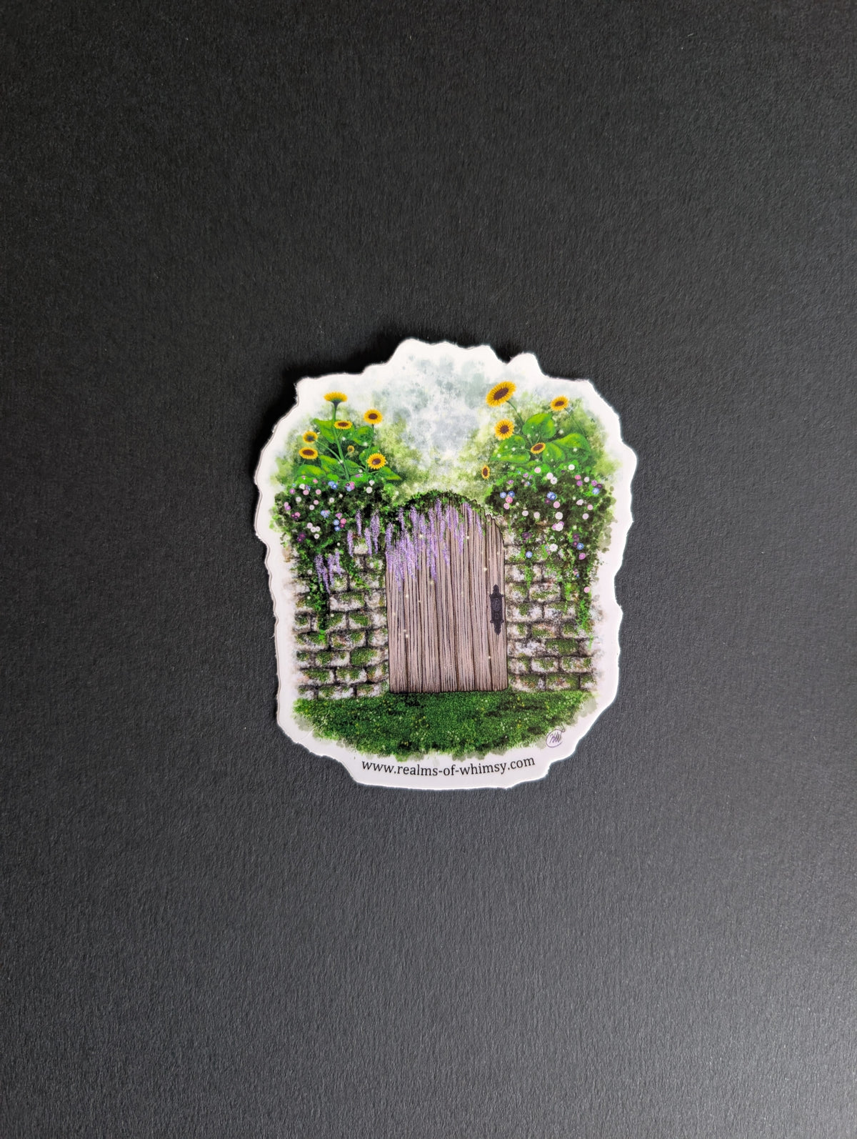Secret Garden Door 3" Sticker