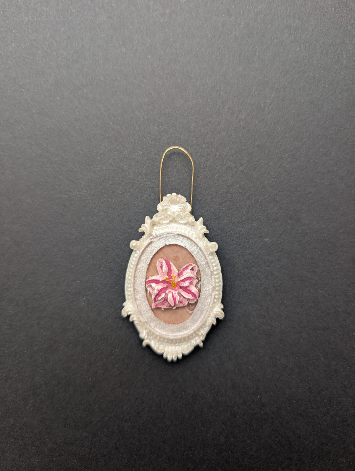 Pink Lily Mini Faerie Art