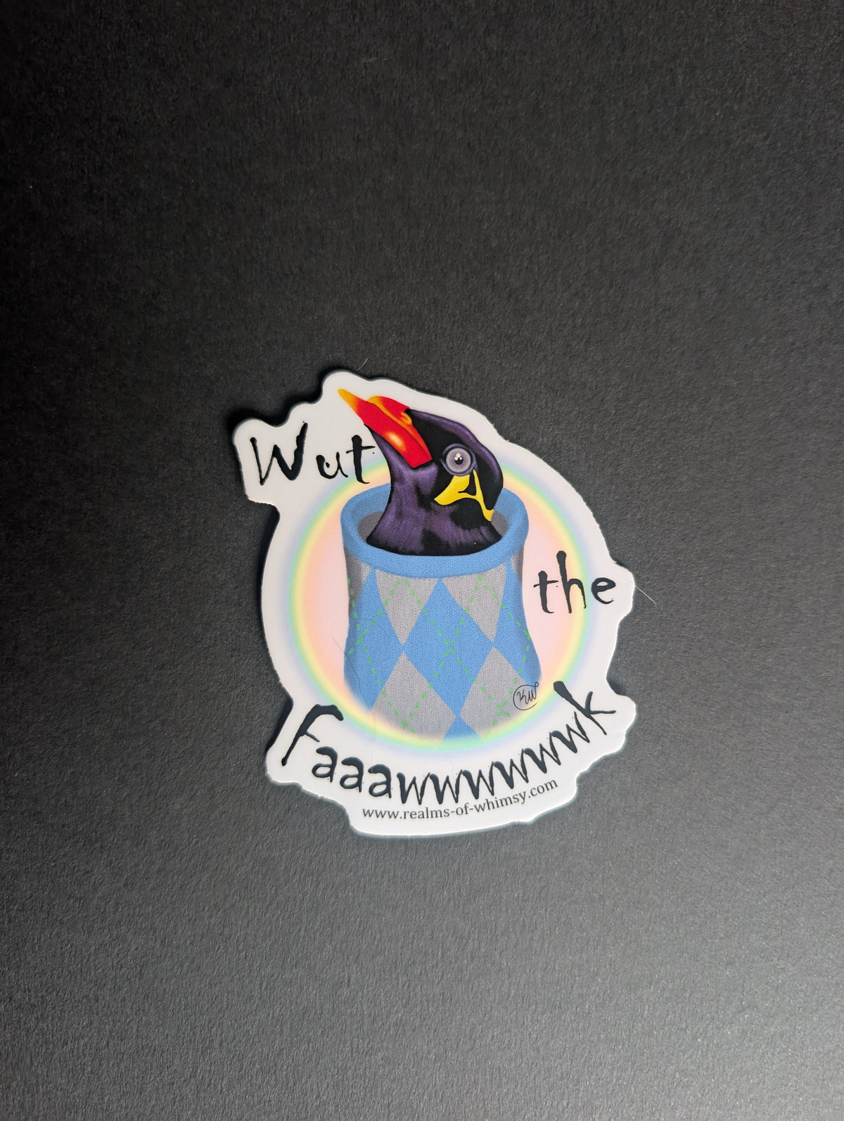 Zeitgeist of the 2020s ft Argyle the Mynah 3" Sticker